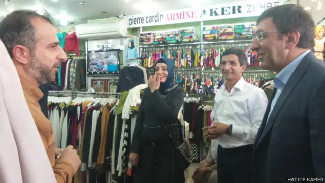 Kalkınma Bakanı Cevdet Yılmaz esnaf ziyaretinde