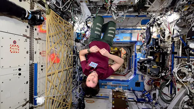 На орбитальной космической станции