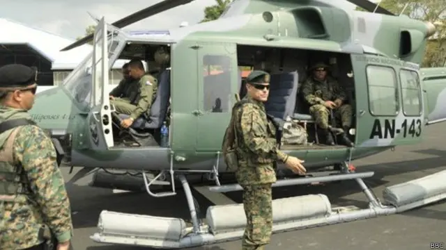 General Abrego (centro) 