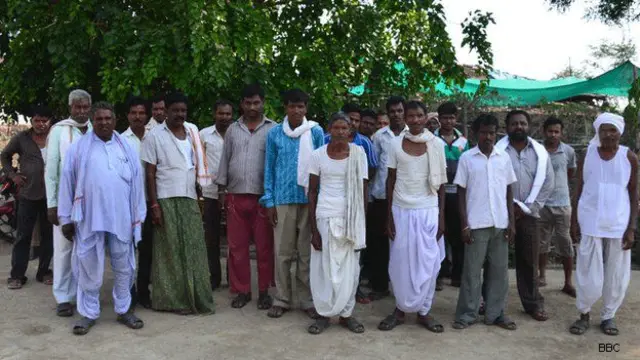 Granjeros en Maharashtra