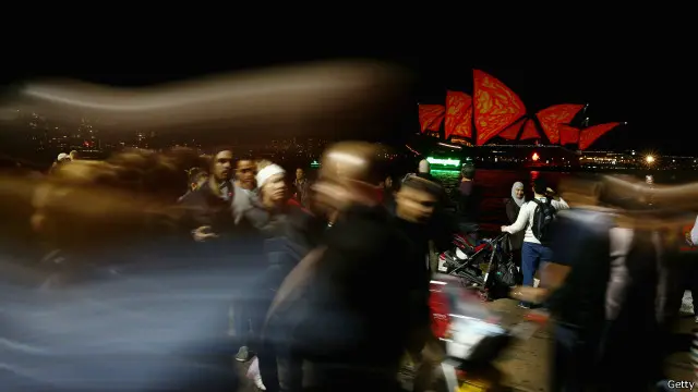 悉尼歌剧院灯光