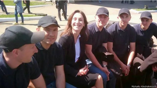 Ека Згуладзе і курсанти