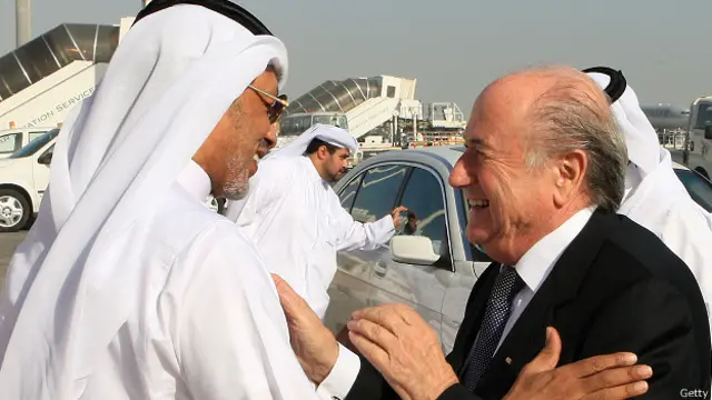 Блаттер с визитом в Катаре