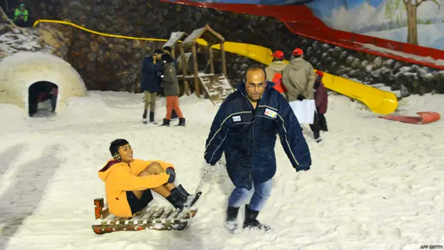 Parque de nieve en Ahmedabad