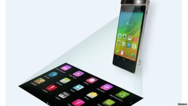 لیزر پروجیکٹر کی مدد سے فون میں موجود تصاویر اور ویڈیوز کو دیواروں پر بھی دیکھا جا سکے گا