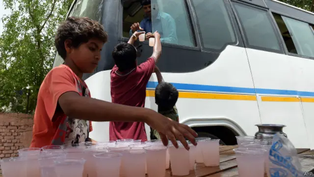 गर्मी से बेहाल भारत