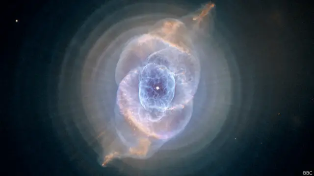 Туманність "Котяче Око" (фотографія зроблена з космічного телескопу Hubble). Планетарні туманності містили компоненти, з яких пізніше зв’явилися наші океани