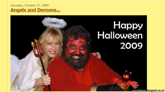 Блейзер в костюме дьявола