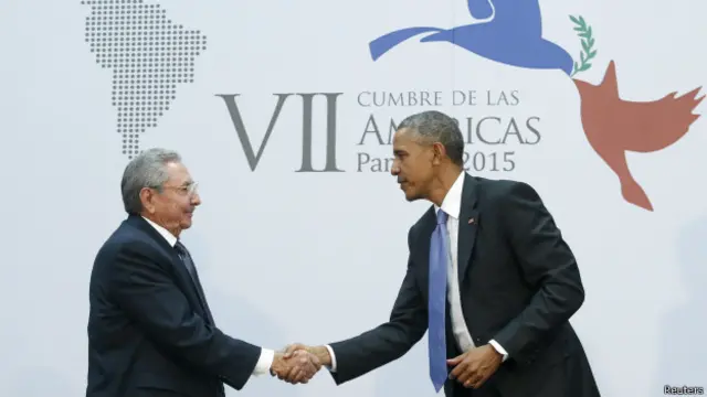 Кастро и обама