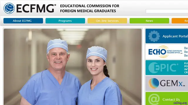 کمیسیون آموزشی فارغ‌التحصیلان پزشکی خارجی در آمریکا مسئول تایید مدارک پزشکی خارج از این کشور است