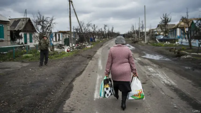 украинка с авоськами