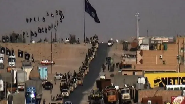 ورود کاروان داعش به رمادی