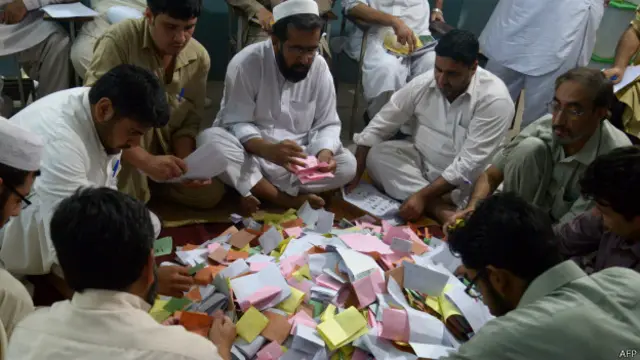 علی امین گنڈا پور پر الزام تھا کہ وہ ایک پولنگ سٹیشن سے بیلٹ بکس اٹھا کر اپنے گاڑی میں لے گئے تھے