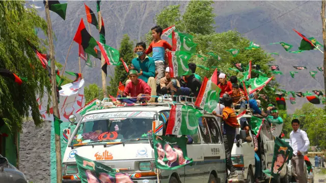 گلگت بلتستان کی پہلی اسمبلی کی مدت ختم ہونے کے بعد وہاں آٹھ جون کو عام انتخابات کا انعقاد ہو رہا ہے۔(تصاویر: تنویر احمد خان، بی بی سی اردو، گلگت)