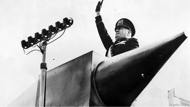 Итальянский диктатор Муссолини