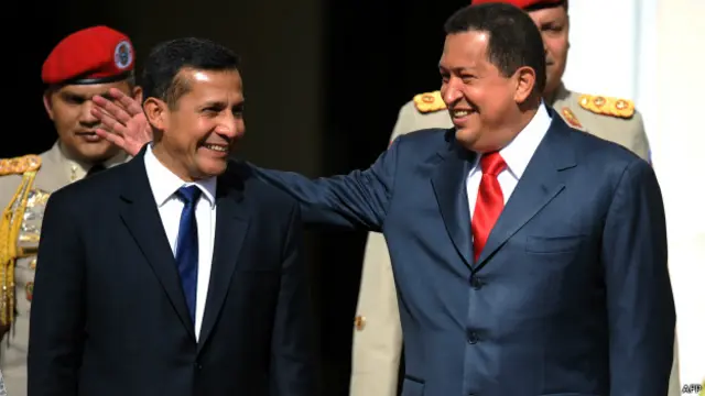 Humala y Chávez
