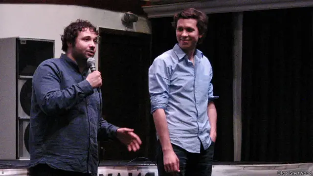 Режиссер Андрей Гаврилов и режиссер монтажа Тимур Белый представили в Петербурге фильм "Васенин" тем, кто участвовал в его финансировании