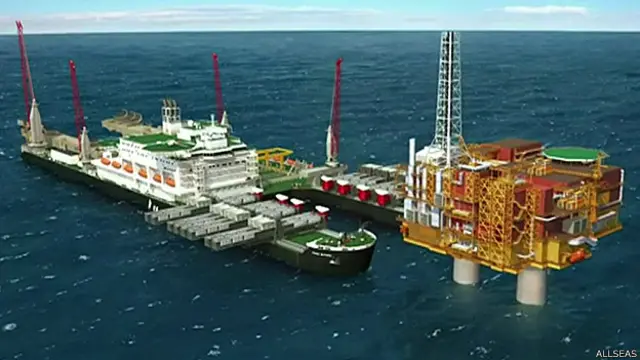 Скважина в Северном море