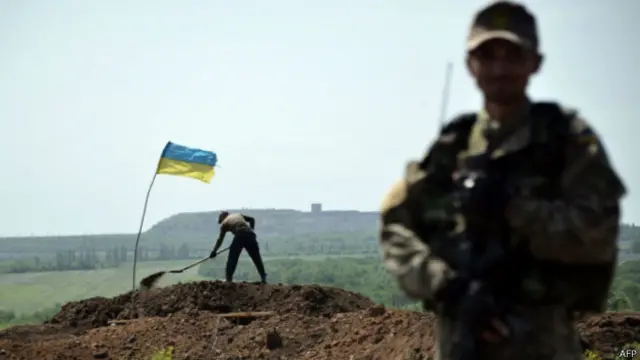 Украинский солдат