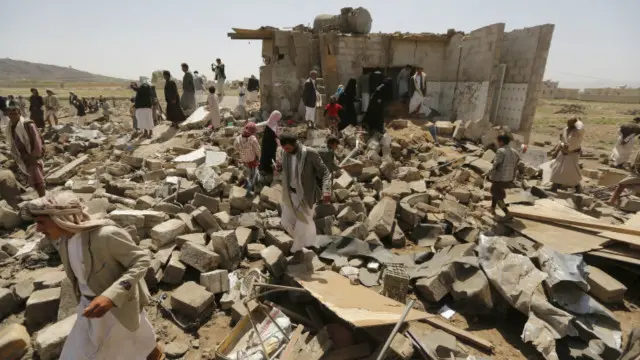 سعودی حملوں میں حوثی باغیوں کو نشانہ بنایا گيا ہے