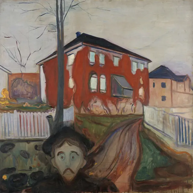 تابلوی پیچک سرخ ویرجینیا اثر ادوارد مونک ۱۸۹۸-۱۹۰۰
Edvard Munch: Red Virgina Creeper, ۱۸۹۸-۱۹۰۰, The Munch Museum, Oslo
Photo © The Munch Museum