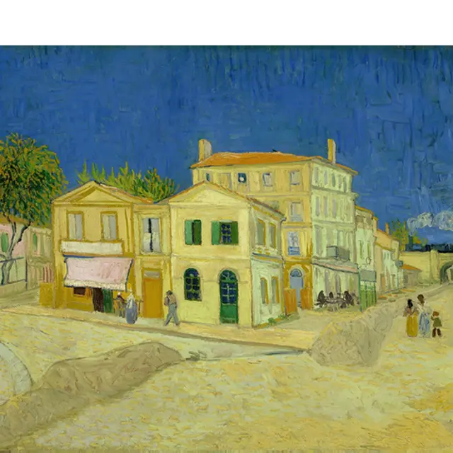 خانه زرد اثر ون گوگ- ۱۸۸۸
Vincent van Gogh, The Yellow House ('The Street'), ۱۸۸۸
Van Gogh Museum, Amsterdam
(Vincent van Gogh Foundation)