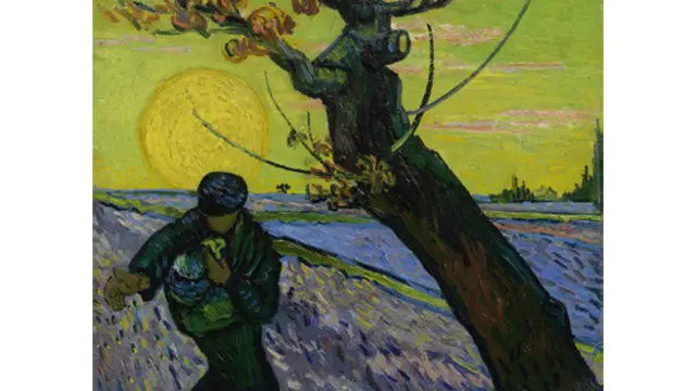 بذرافشان اثر ونگوگ ۱۸۸۸
Vincent van Gogh, The Sower, ۱۸۸۸
Van Gogh Museum, Amsterdam (Vincent van Gogh Foundation)