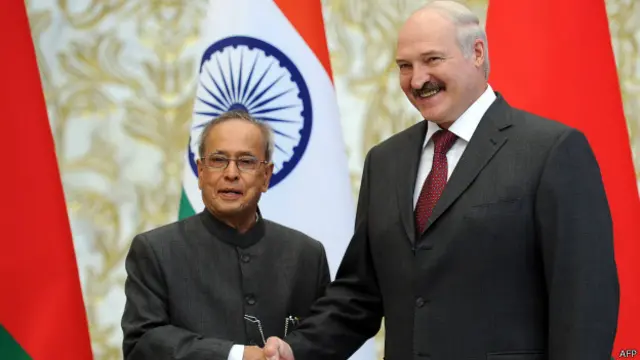 президенты индии и белоруссии