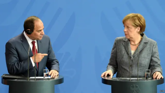 Merkel dan Sisi