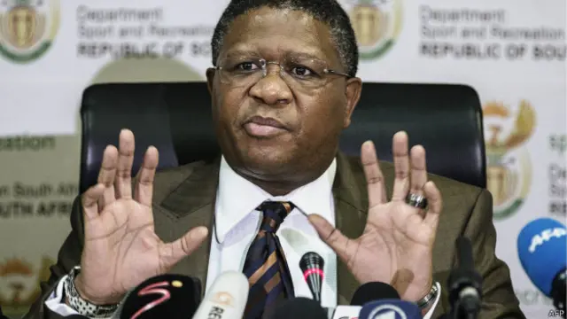 Министр спорта Южной Африки