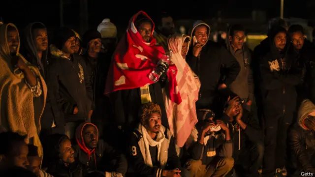 Refugiados africanos em Israel | Foto: Getty