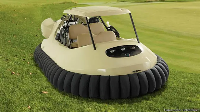 Гольфкар на воздушной подушке