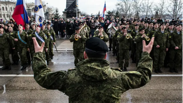 Годовщина аннексии Крыма. Парад в Севастополе