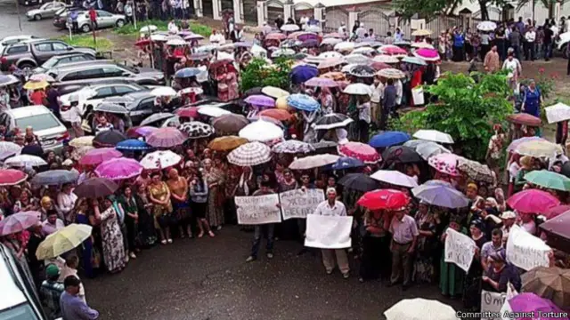 Митинг в Грозном