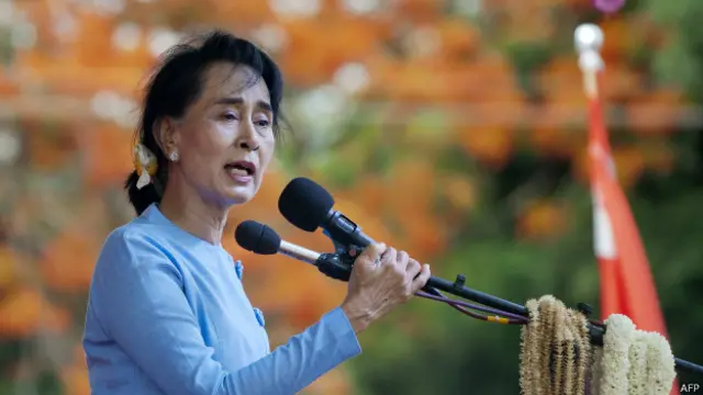 昂山素季领导的全国民主联盟。