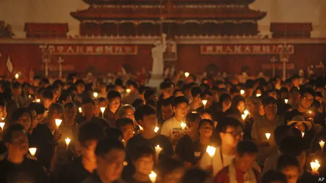 「六四」26週年燭光晚會