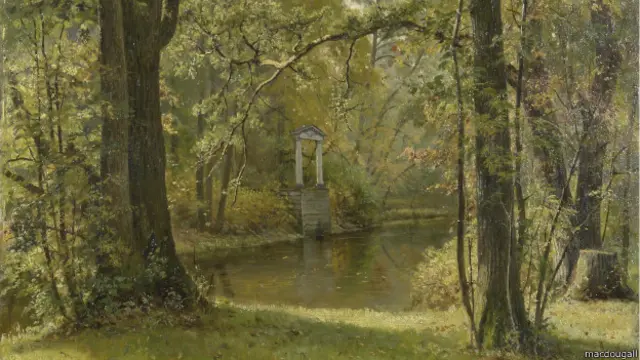 Иван Шишкин "Осень на Крестовском острове"