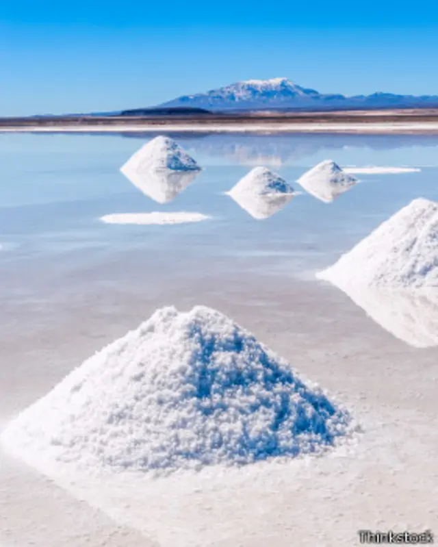 Salar de Uyuní en Bolivia.