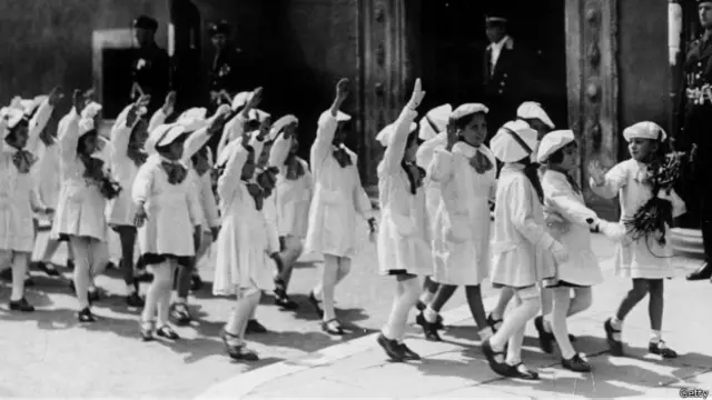 Niños en la Italia fascista