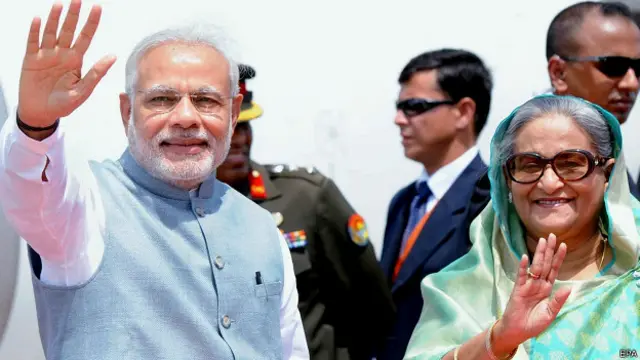 मोदी और शेख हसीना