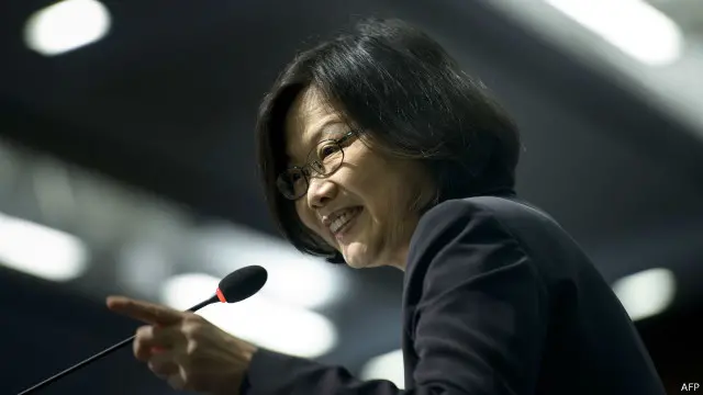 蔡英文在華盛頓演講