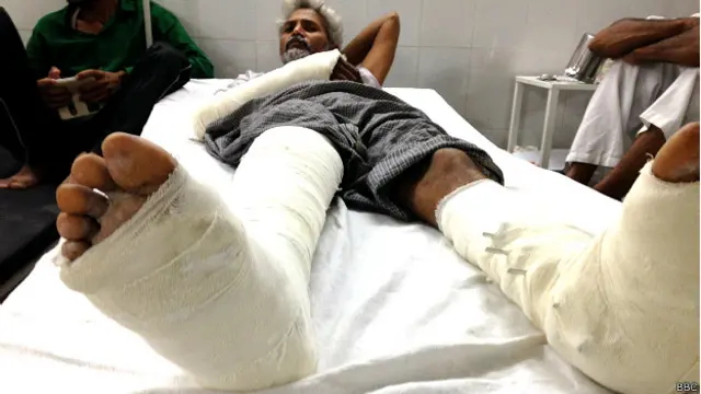 डांगावास में दलितों पर हुए हमले का पीड़ित 