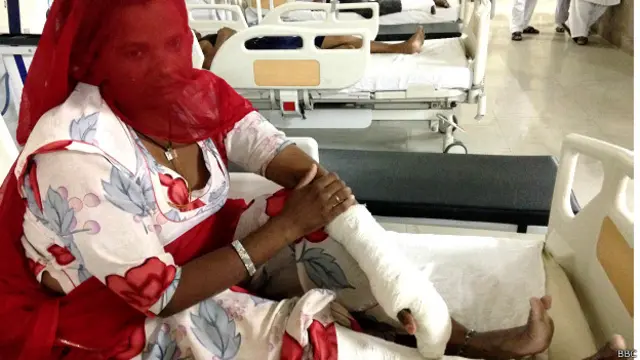 डांगावास गांव की पीड़ित 