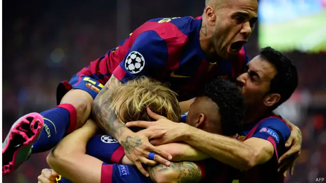 "Барселона" святкує перший гол