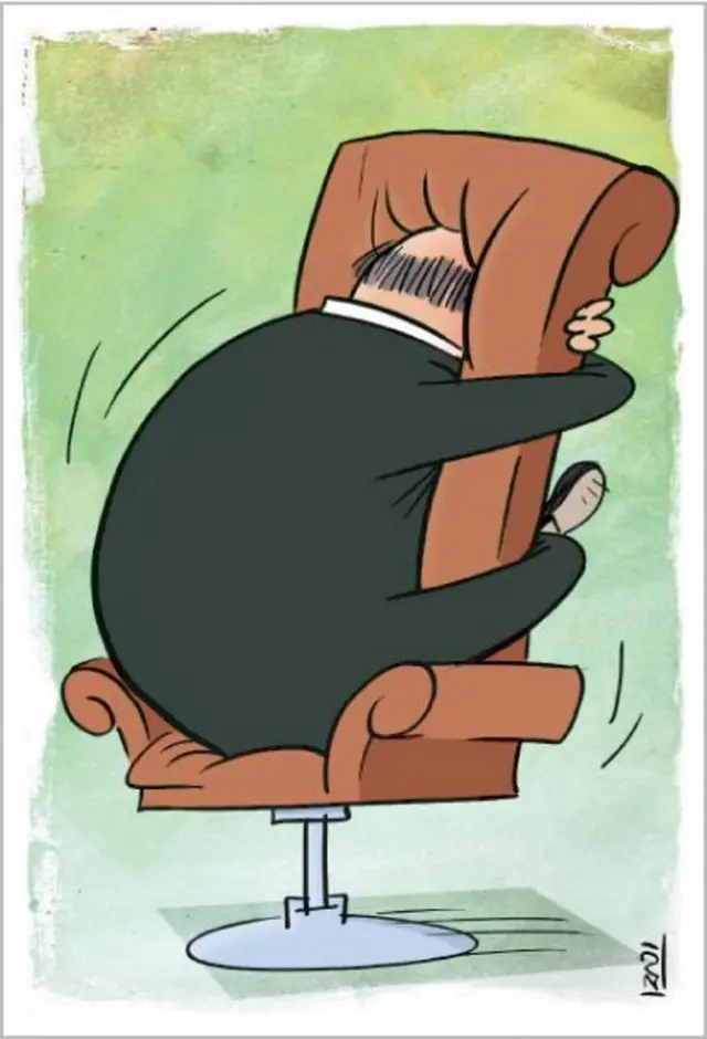 کارتون محسن ایزدی، بی قانون