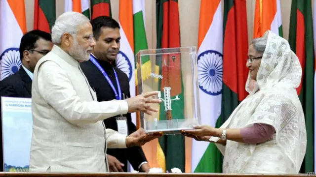 नरेंद्र मोदी, शेख हसीना