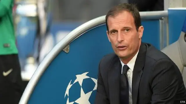 اليغري كان مدربا لميلانو لأربعة مواسم قبل تدريب يوفنتوس