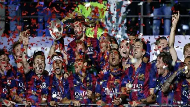 ايفان راكيتيش ولويس سواريز ونيمار سجلوا ثلاثة أهداف في نهائي أبطال أوروبا أمام يوفنتوس الإيطالي