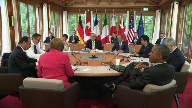 Giới nhà lãnh đạo G7  không nêu cụ thể tên nước nào trong căng thẳng Biển Đông.