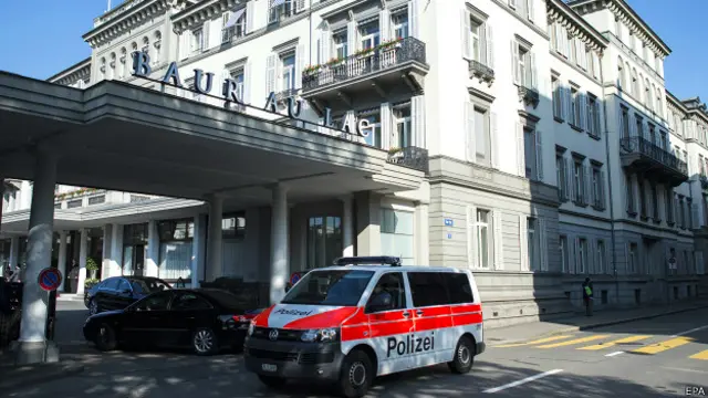 Отель в Цюрихе, где 27 марта были задержаны функционеры ФИФА